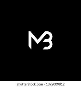BM or MB ‍abstract outstanding professional business awesome artistic branding company different colors illustration logo