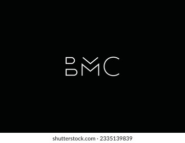 BMC abstract logo design and monogram logo