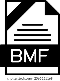 BMF Solid Style Icon Design