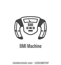 BMI / Body Mass Index Icon w image portraying weight balance