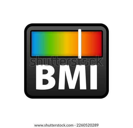 BMI or Body Mass Index level, mater. From underweight to extremely obese. Bmi medical and fitness chart.