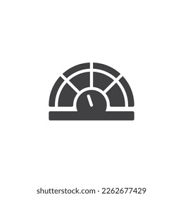 Bmi Index Scale vector icon. filled flat sign for mobile concept and web design. Body Mass Index glyph icon. Symbol, logo illustration. Vector graphics