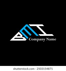 BMI Logo Design, BMI einfach und modern Logo. BMI luxuriöses Alphabet Design  