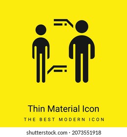 Bmi minimal bright yellow material icon