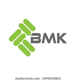 BMK letter logo vector design, BMK simple and modern logo. BMK luxurious alphabet design
