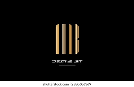 BM,MB, B, M abstract letters logo monogram