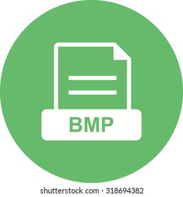BMP, file, extension icon vector image. Can also be used for file format, design and storage. Suitable for mobile apps, web apps and print media.