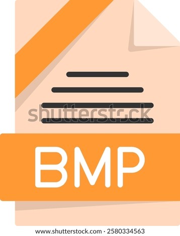 BMP Flat Style Icon Design