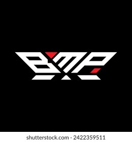 Diseño vectorial del logotipo de la letra BMP, logotipo simple y moderno de BMP. Diseño de alfabetos lujosos BMP  