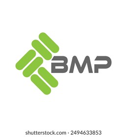Diseño de Vector de logotipo de letra BMP, BMP
 logotipo simple y moderno. Diseño de alfabeto lujoso BMP
