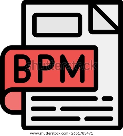 BMP Line Filled Icon Design