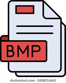 Bmp Line vector Icon Design