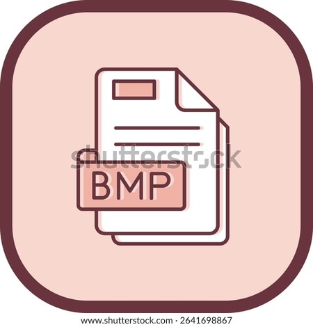 Bmp Line vector Icon Design