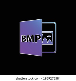 Bmp Open File Format Blue Gradient 库存矢量图（免版税）1989273584 | Shutterstock