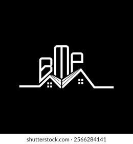 BMP Real State logo design, BMP simple and modern logo. BMP luxurious alphabet design  
