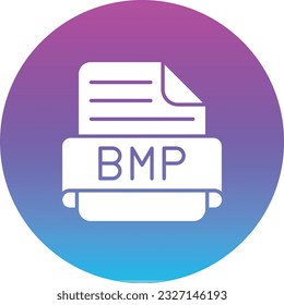 Bmp vector icon. Can be used for printing, mobile and web applications.