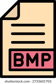 BMP Vector Icon Design Illustration