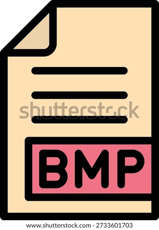 BMP Vector Icon Design Illustration