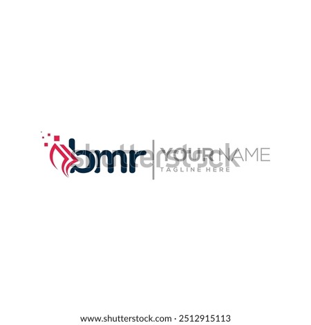 BMR letter based logo design for finance, accounting, banking and life insurance business.