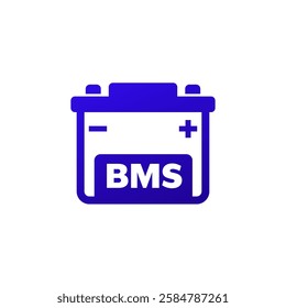 BMS icon, battery management system
