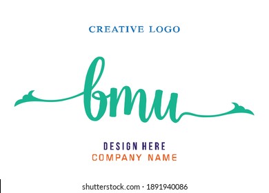 BMU lettering logo is simple, easy to understand and authoritative