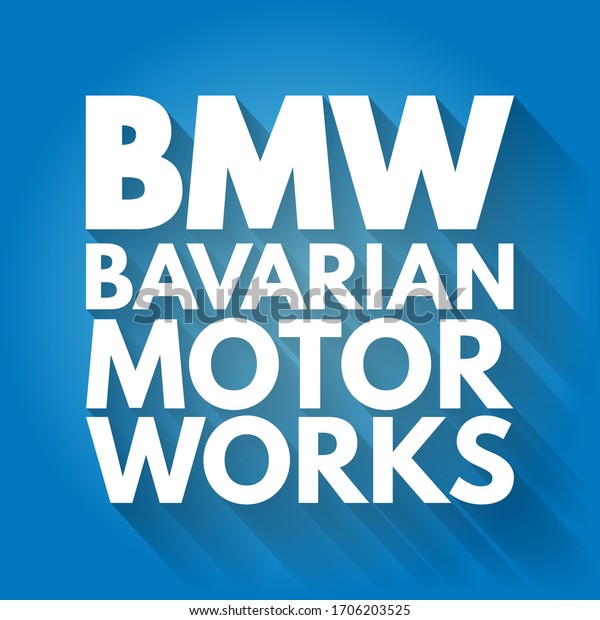 Bmw コンセプト背景にババリアン モーター ワークスの頭字語 のベクター画像素材 ロイヤリティフリー