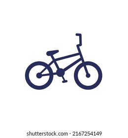 bmx bike icon, bicycle for stunt riding
