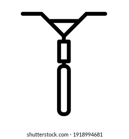 bmx bike ilustration line vector