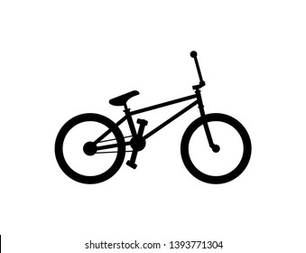 BMX Bike. Isolated On White Background