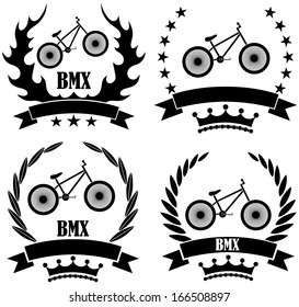 BMX, Cycling. Vector Illustration