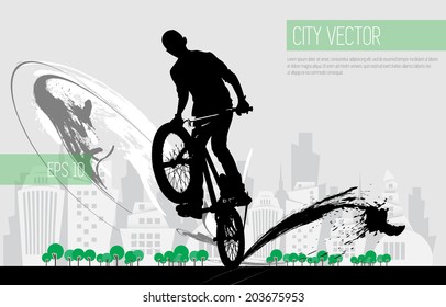 BMX cyclist 