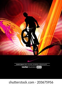 BMX cyclist 