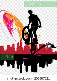 BMX cyclist 