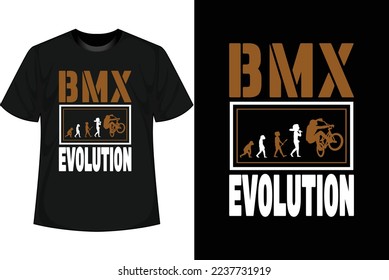 BMX EVOLUTION Bmx Bike T shirt