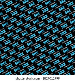 bmx extreme sport pattern vector