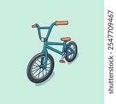 BMX Illustration Vector Design Bicycle