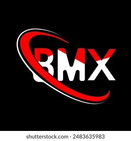 Bmx letter with bmx logo