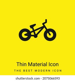 Bmx minimal bright yellow material icon