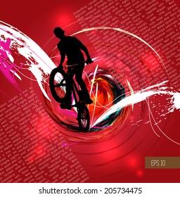 BMX. Sport vector illustration