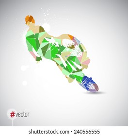 BMX. Sport vector illustration 