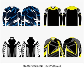 BMX Thrills entleert: 4-Pack-Kollektion von Hochleistungs-Jerseys - Ride in Style mit exklusiven Designs für Extreme Adventures