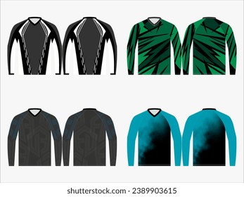 BMX Thrills entleert: 4-Pack-Kollektion von Hochleistungs-Jerseys - Ride in Style mit exklusiven Designs für Extreme Adventures