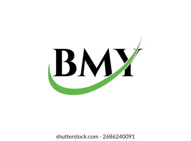 BMY Letter Modern  Monogram Logo | Minimal Initials Icon Design.