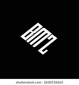 BMZ letter logo design on black background.  
BMZ letter business logo design. 
BMZ creative initials letter logo concept.