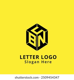 Logotipo da letra BN Creative Design. BN monogram Logo Vetor de Conceito Único. BN criativo moderno plano abstrato iniciais letra logotipo.