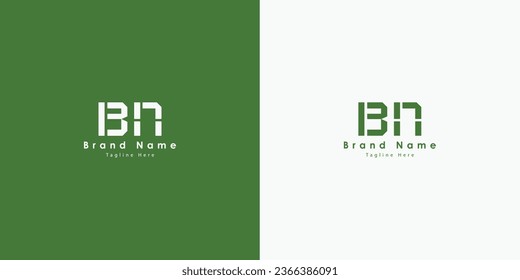 BN Letters Vector Logo Design
