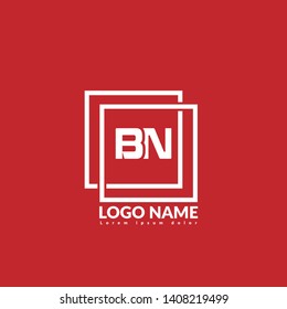 BN logo concept. Designed for your web site design, logo, app, UI. map pin logo design.BN corporate identity logo. can be used for business company. modern illustration.modern graphic design
