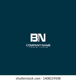 BN logo concept. Designed for your web site design, logo, app, UI. map pin logo design.BN corporate identity logo. can be used for business company. modern illustration.modern graphic design