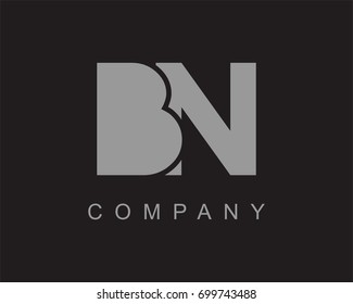 BN Logo. Letter design vector