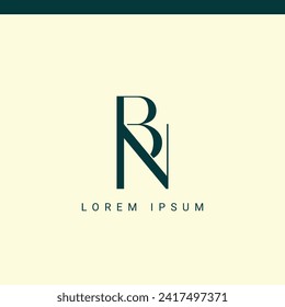 Monograma BN, boda inicial BN, empresa con logotipo BN, negocio de iconos BN, signo corporativo con variación tres colores diseños para el nombre del matrimonio alfabético, nombre de marca, pareja inicial